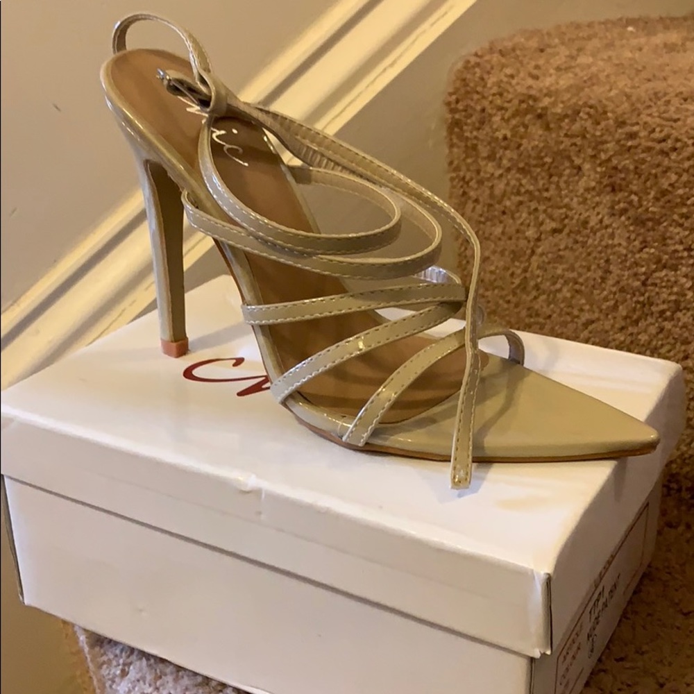 Strappy heels